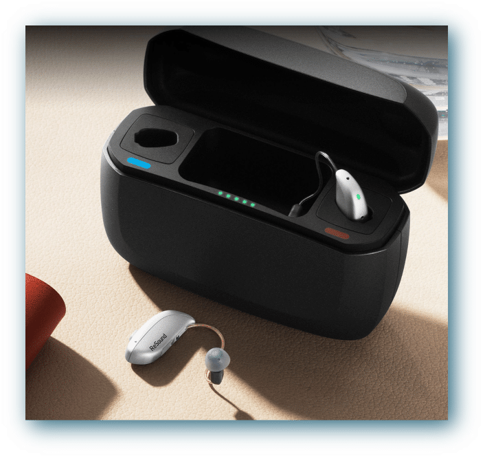 ReSound Nexia Hearing aids and charger